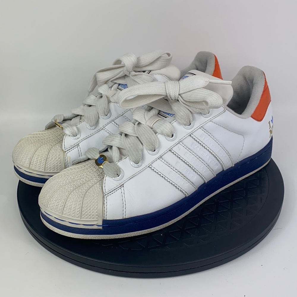 Adidas Superstar 2 City Version 'New York 35TH' White/Orange 132315 Men's Size 9